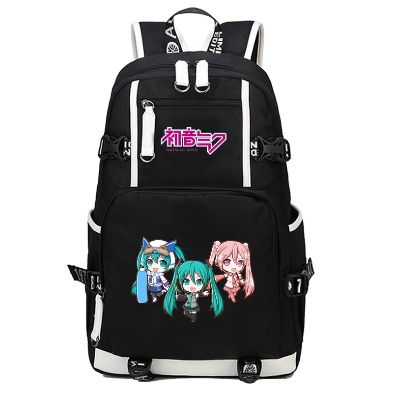 Аниме VOCALOID Hatsune рюкзак с Miku Scholl сумки для книг сумка для работы и отдыха модная сумка на плечо для ноутбука подарок