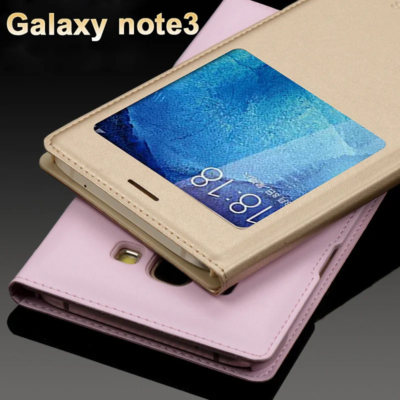 Чехол для Samsung Galaxy note 3 Роскошный чехол из искусственной кожи откидной note3 чехол|case