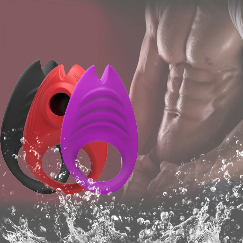 G Spot Cock Rings Vibrators Male Chastity Delayed Ejaculation Vibrating Penis Adult Products Sex Toys For Men Masturbation | Красота и