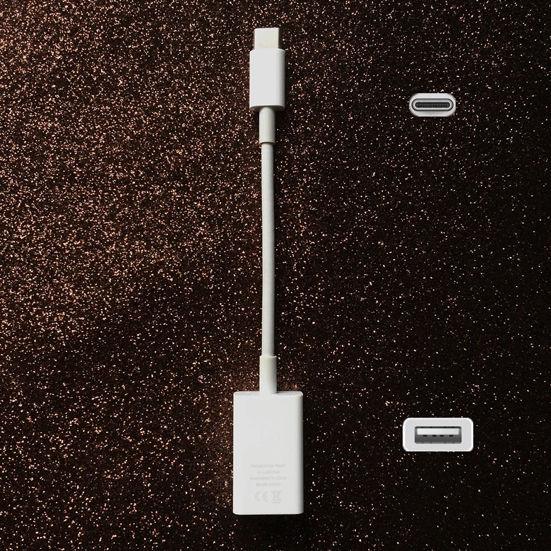 80% новый оригинальный адаптер usb-c к USB Модель: a1632. | Компьютеры и офис