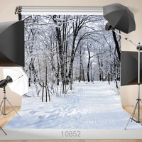 winter forest snowy white photography backdrops christmas backgrounds for photo studio party children new born baby photophone