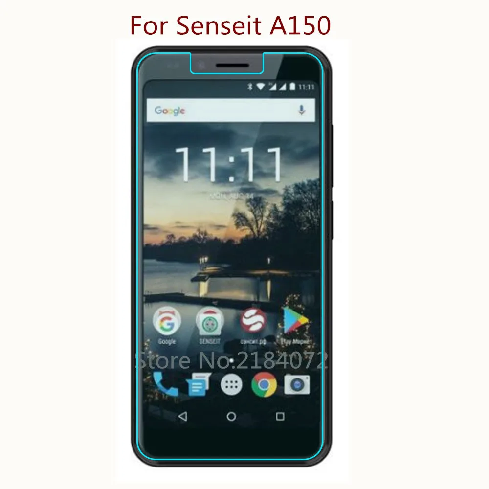 Защитное стекло 9H 2.5D для Senseit A150 закаленное смартфона Защитная пленка