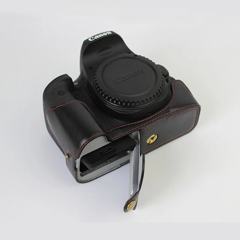 Чехол для камеры Canon EOS 1100D 1200D 1300D 550D REBEL T6 портативный чехол из искусственной кожи