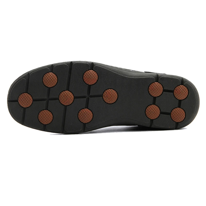 LINGGE Leather Casual Shoes For Men BLACK Genuine Slip-On Loafers New Fashion Business Mens Formal #5181/5182 | Обувь