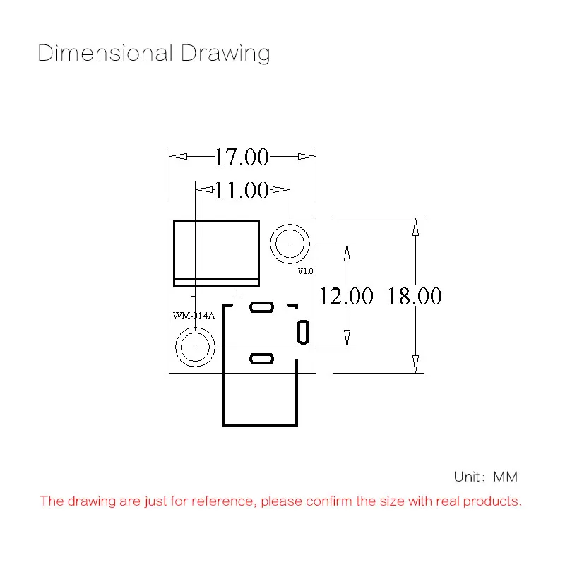 CIRMECH DC разъем адаптера 2pin 5,08 до 5,5*2,1 jack