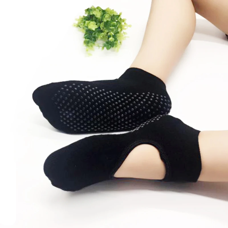 Professional non-slip yoga socks women Backless dance ballet fitness breathable sports Massage Pilates Female Socks |