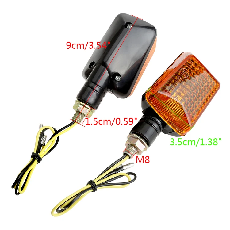 4 шт Универсальный мотоцикл сигнала поворота Световые индикаторы лампа 12V