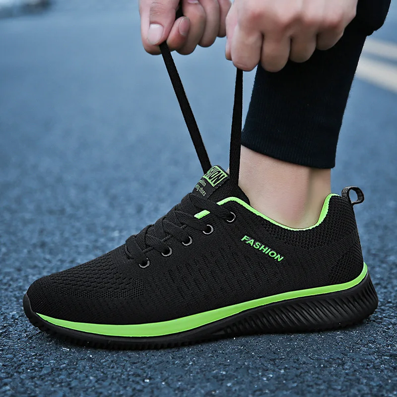 

New Mesh Men Casual Shoes Lac-up Men Shoes Lightweight Comfortable Breathable Walking Sneakers Tenis Feminino Zapatos Shoe