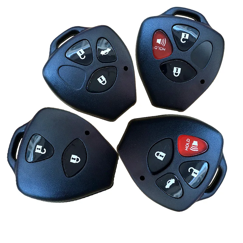 Новый дизайн без лезвия 2/3/4 кнопок телефон брелок чехол для Toyota Camry Corolla Avalon Venza