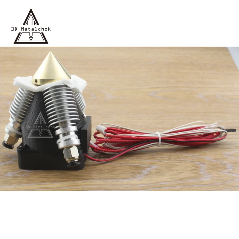 3D Экструдер Hotend V6 для алмазного принтера DIY теплоотвод 3 в 1 многоцветная насадка