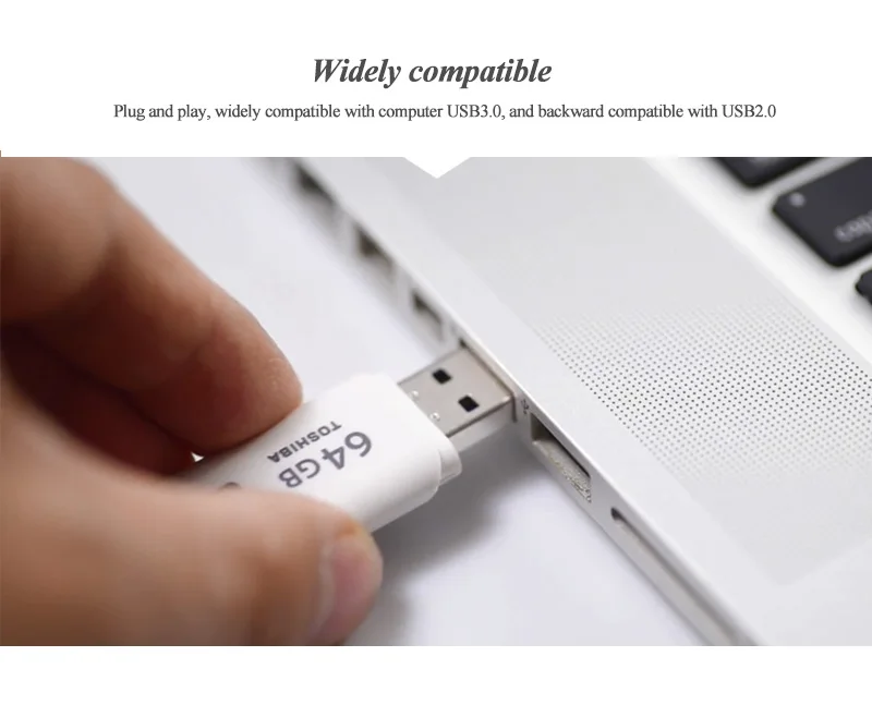 TOSHIBA U301 USB 3,0 128 Гб 64 ГБ 32 ГБ USB флеш-накопитель Белый Флеш-накопитель мини-карта памяти Флешка u-диск флешка