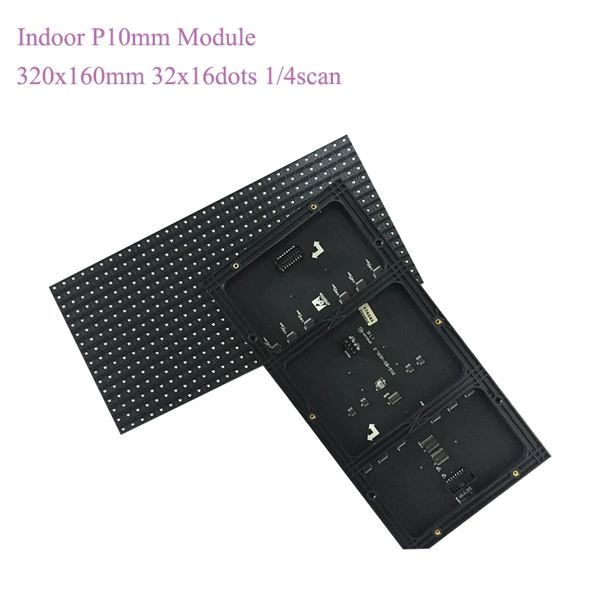 320*160 мм 32*16 пикселей 3 в 1 SMD 1/8 scan RGB P10 полноцветный светодиодный модуль для рекламы