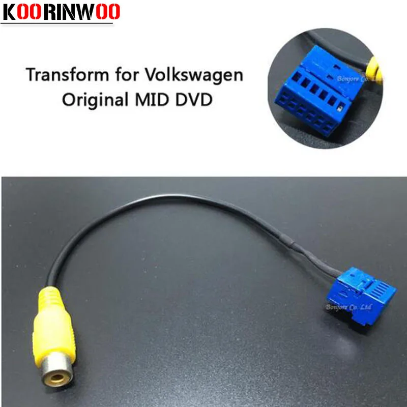 Для Volkswagen/Lamando/Golf 7 оригинальный DVD MID экран трансфер на AV разъем адаптер кабель