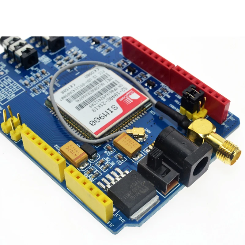 SIM900 850/900/1800/1900 МГц GPRS/GSM модуль макетной платы комплект для Arduino