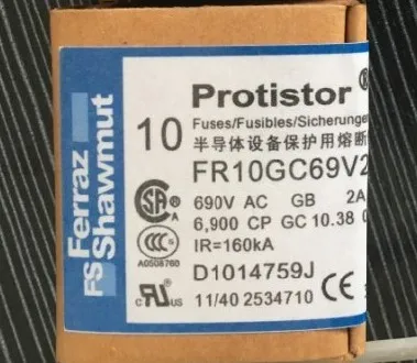 Предохранители: FR10GR69V30 6900 CP GR 10 38 0030 G1014582 / FR10GR69V32 H1014583 FR10GR69V20 E1014580 FR10GR69V25 F1014581