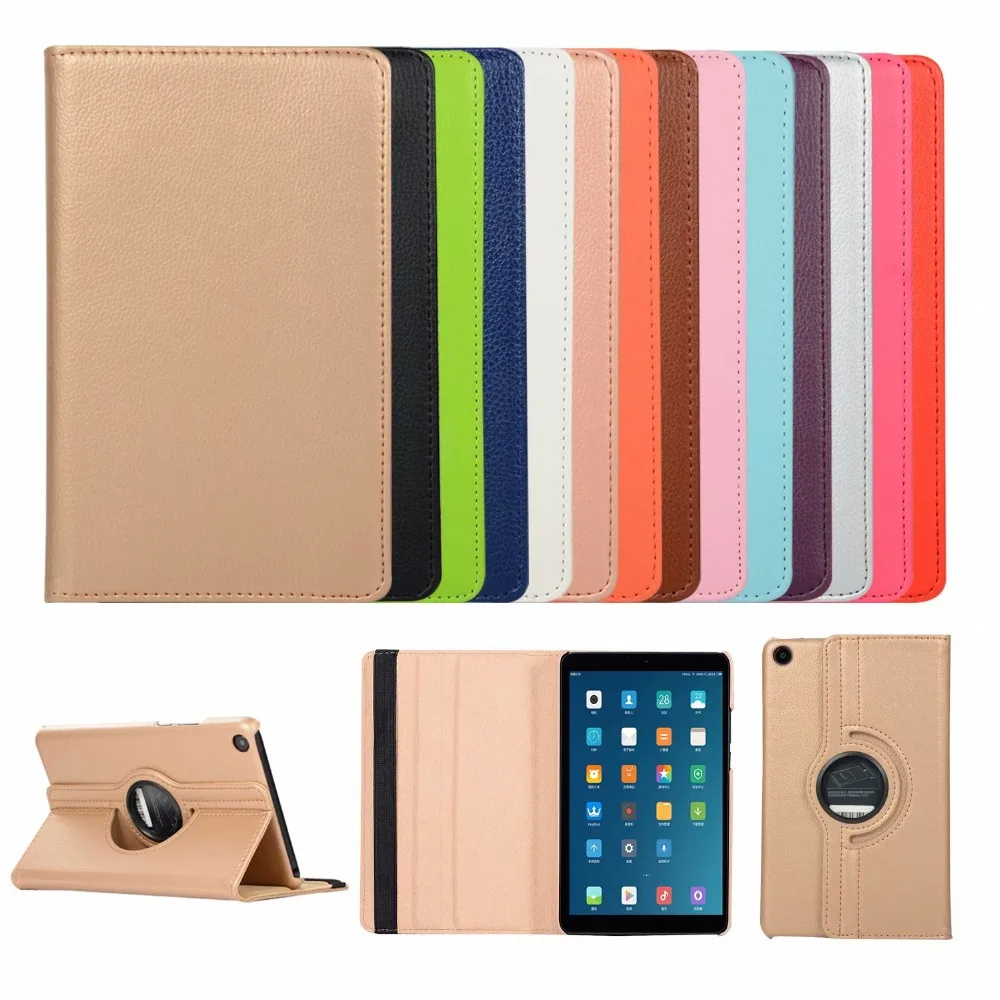 360 Degree Rotating For Xiaom Pad4 8.0 2018 Cover Tablet Smart PU Leather Stand Funda Shell Case Xiaomi MiPad 4 Mi Pad 4+pen | Компьютеры
