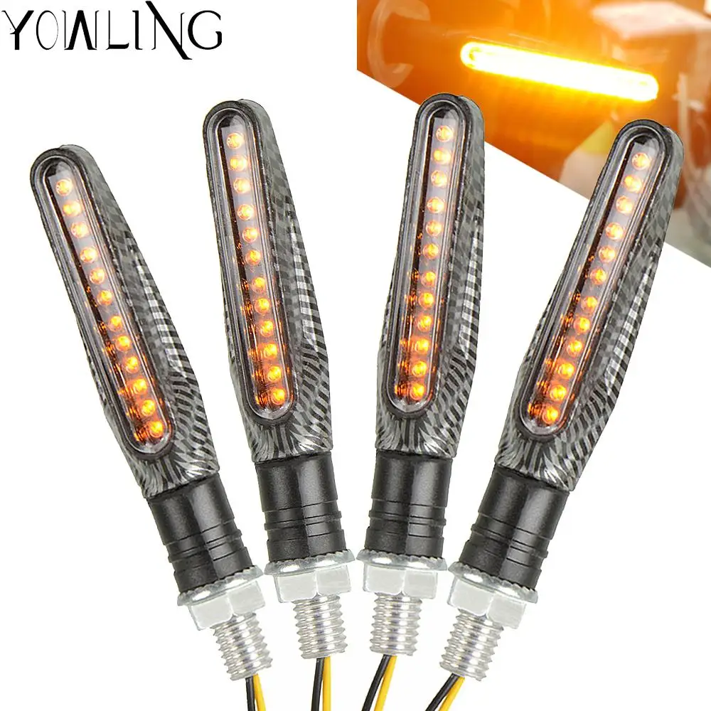 

FOR HONDA CBR 1100XX CBR1100XX 1100 XX Blackbird 1997-2007 Motorcycle Accessories 12 LED Turn Signal Light Amber Tail Lights