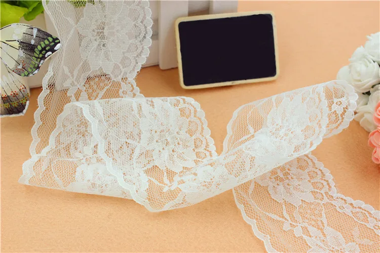 2 ярдов 6 5 см широкая отделка для невесты трикотажное кружево пэчворк материал