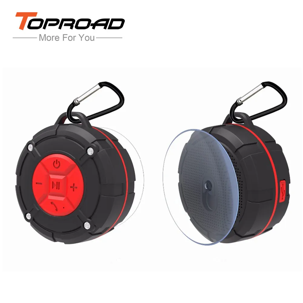 TOPROAD Душ Bluetooth динамик Водонепроницаемый IPX7 колонки Беспроводной Стерео мини Altavoz