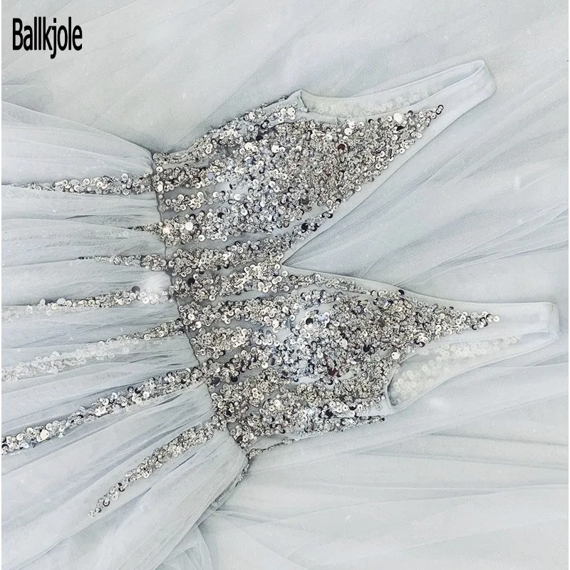 Роскошные Длинные платья с блестками и кристаллами для выпускного вечера