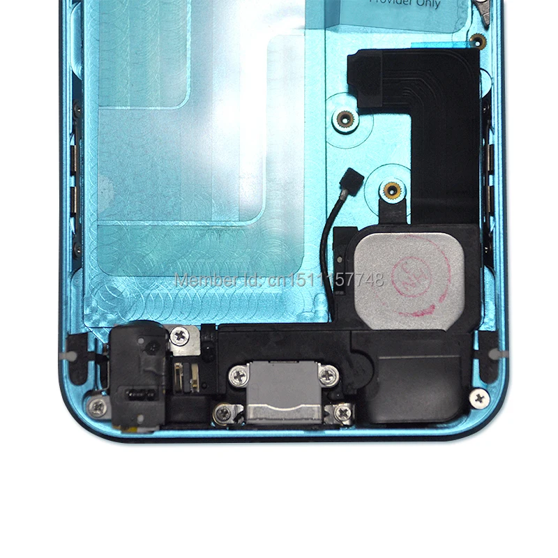Blue back housing assembly Plated Chassis Middle Frame Assembly With Flex Cable Other Repairment Parts for iPhone 5 | Мобильные