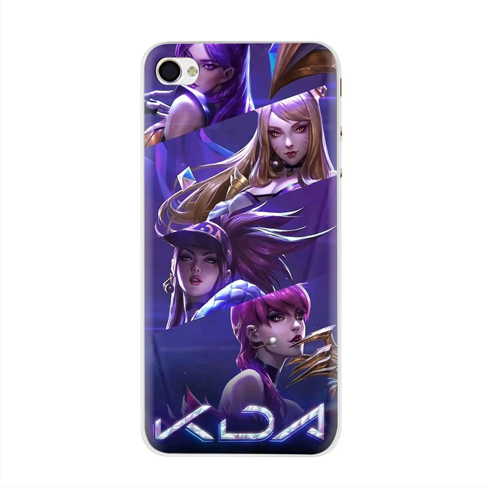 H4 Лига Легенд kda kaisa жесткий чехол для телефона для iPhone 5 5S 6 6s 7 8 plus X XR XS 11 Pro Max - Цвет: H4