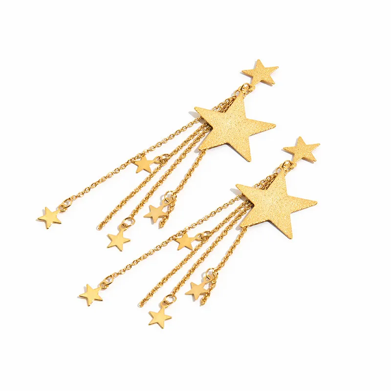 GG&ampCC 925 Silver Needle Five-pointed Star Earrings for Women Girls Fashion Temperament Simple Geometric Party Wedding | Украшения и