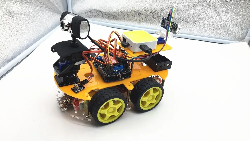 Студенты DIY умный автомобиль программируемый робот arduino комплект Wi Fi