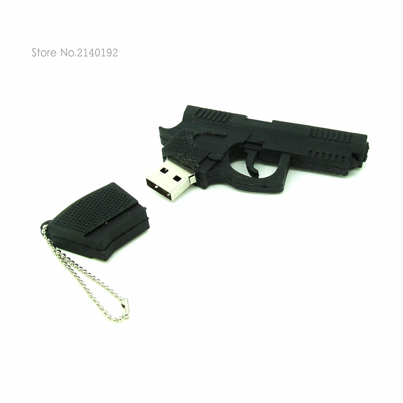 Новое поступление USB флэш накопитель силиконовый для оружия Флешка 32 ГБ 16 8 4 Гб