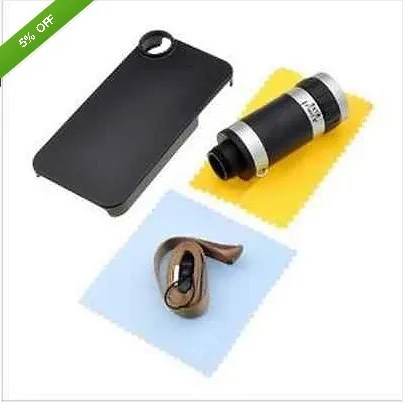 New 8X Zoom Phone Camera Lens Telescope With Black Case For Apple iPhone5 5G | Мобильные телефоны и аксессуары