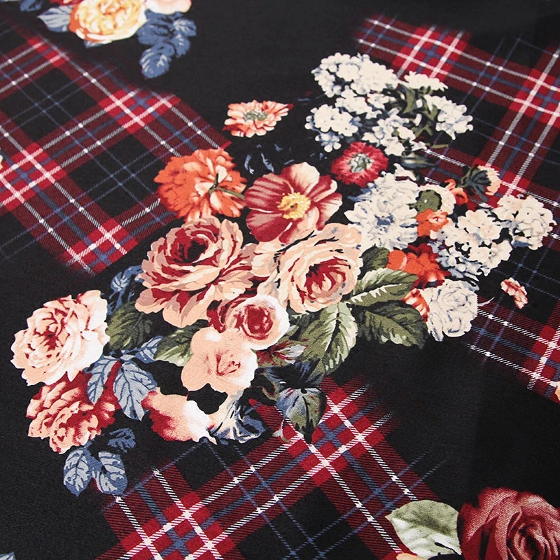 FOLWER vintage fabric WITH lace Retro style Calico Printed cotton for DIY Bag 1 order=50cm*140cm | Дом и сад
