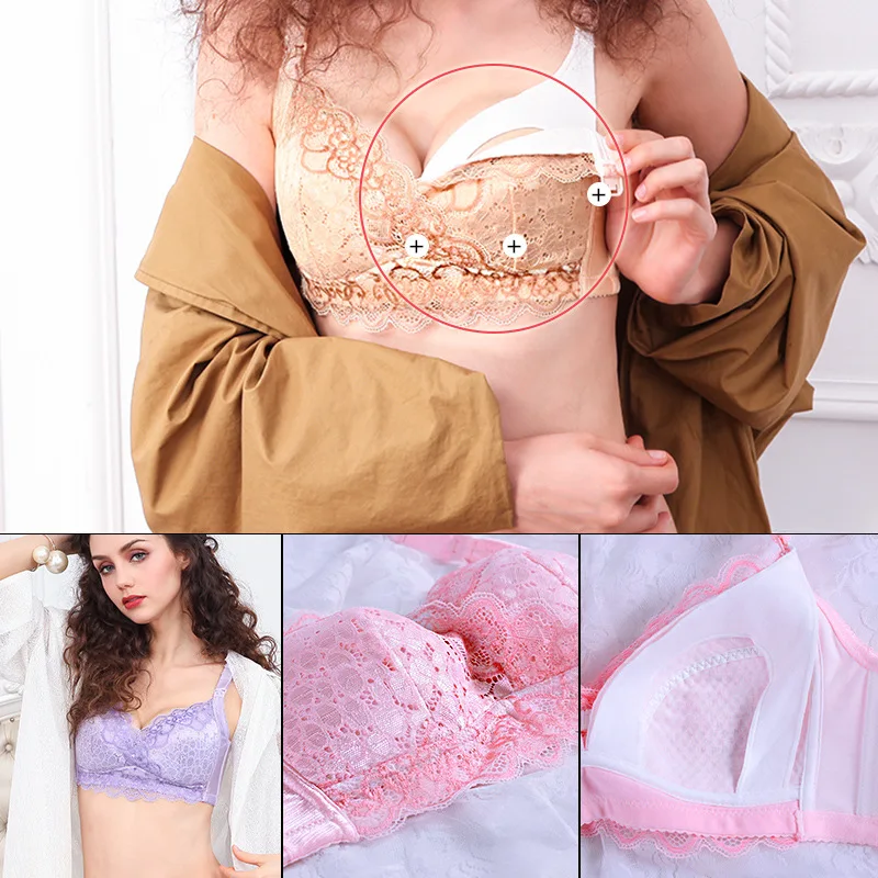 

2019 Maternity Bra Cotton Nursing Breastfeeding Bra B C Cup Pregnant Woman Wire Free Feeding Bra Adjustable Prevent Sagging
