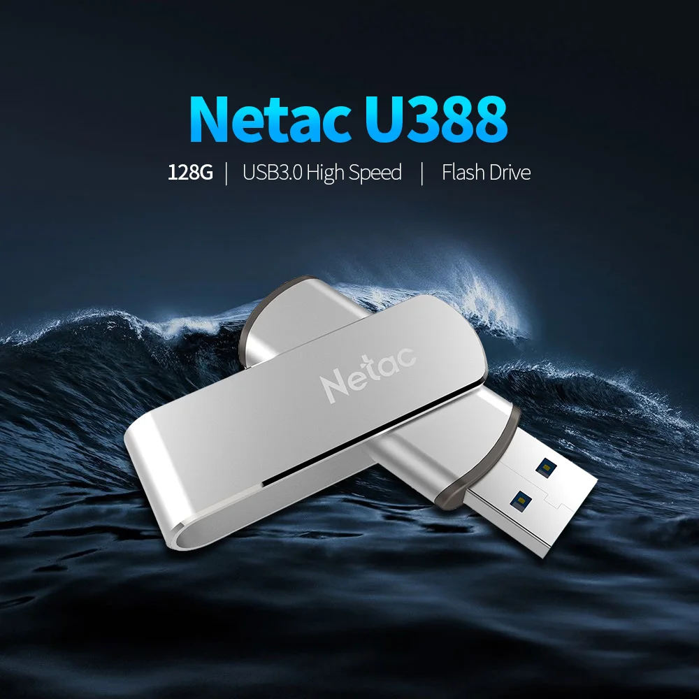 Netac U388 16G 32G 64G 128G USB3.0 высокоскоростной флеш накопитель USB накопители Ustick память|memory