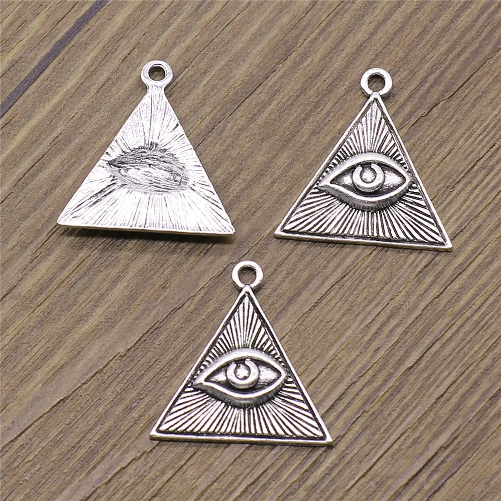 WYSIWYG 4 шт Horus Eye Triangle подвеска Подвески DIY ювелирное изделие в поисках античного