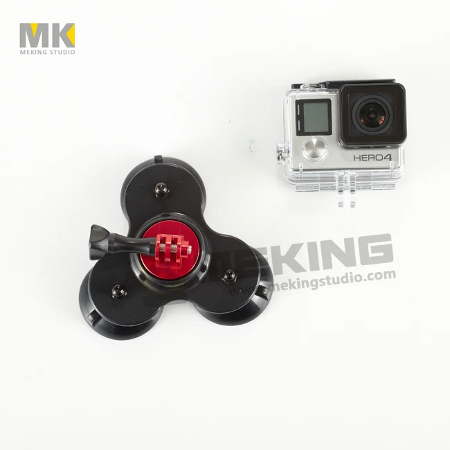 2014 Новое поступление аксессуары Gopro съемные низкоугольные присоски + Винт для GoPro