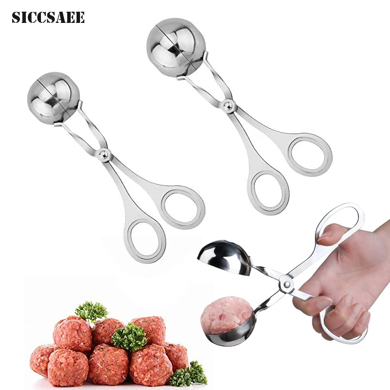 Машина для приготовления мясных шариков из нержавеющей стали форма ложка рыбы