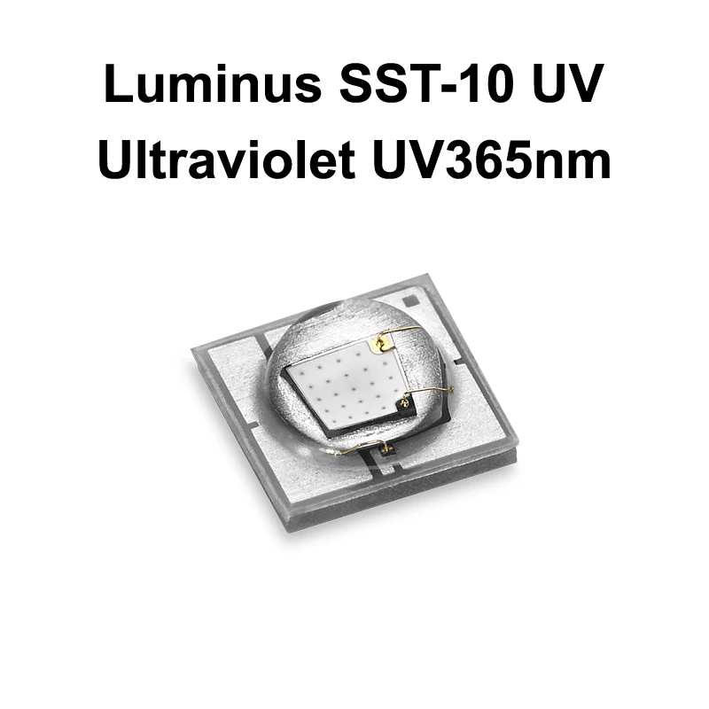 Светодиодный УФ излучатель Luminus SST 10 UV 365nm с 16 мм/20 мм DTP медь MCPCB 1 шт.|led emitter|uv led