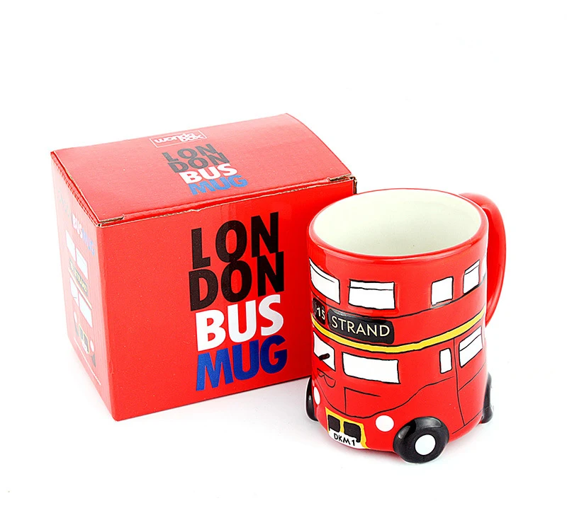 Керамическая кружка для кофе с автобусом чашка воды молока чая завтрак лучший