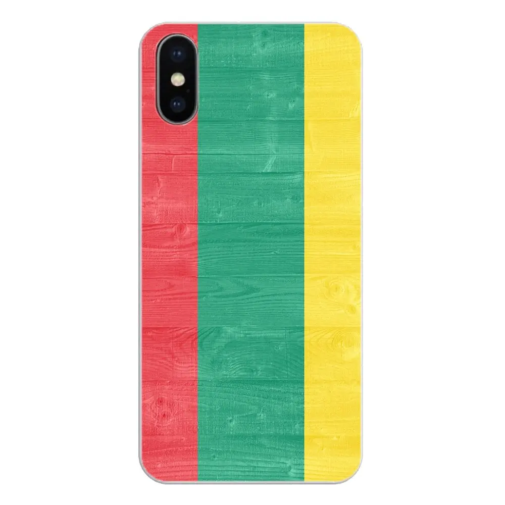 Для Xiaomi Mi A1 A2 5X6X8 lite SE Pro Max Mix 2 2S 3 Mi5 Mi5S прозрачный мягкий чехол с литовским флагом и