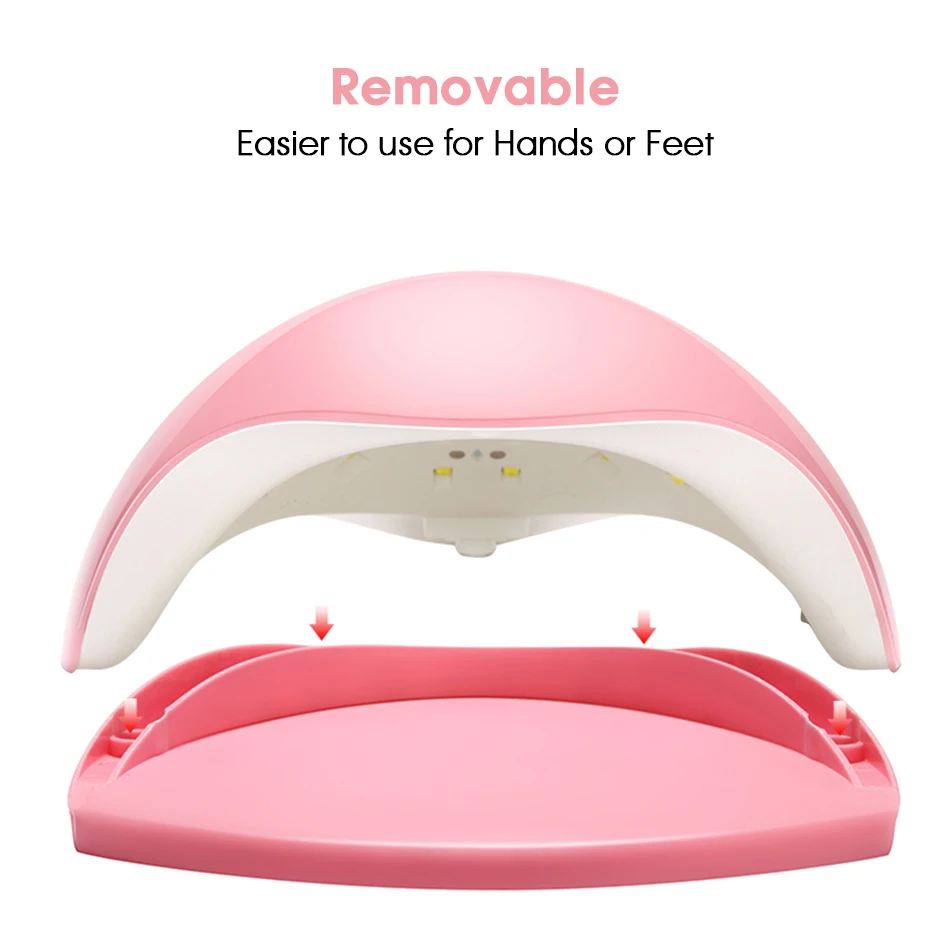 ROHWXY 48W UV Lamp Nail Dryer With Auto Sensor For Professional Curing All Gel Polish Led Ice Manicure Tools | Красота и здоровье