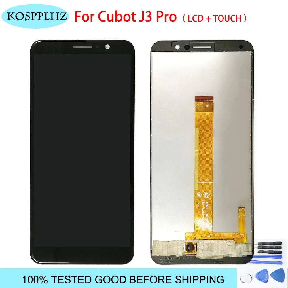 

Оригинальный ЖК-дисплей для Cubot J3 Pro + кодирующий преобразователь сенсорного экрана в сборе 5,5 дюймов, замена для Cubot J3Pro мобильный телефон + Инструменты