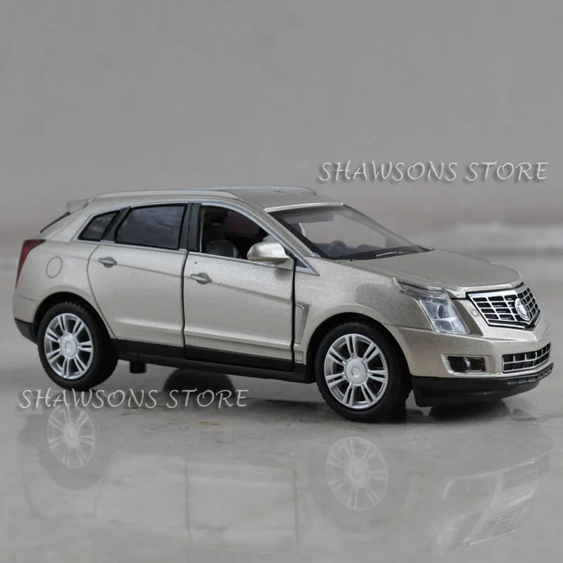 1:32 литая металлическая модель Cadillac SRX игрушечный автомобиль со звуком и