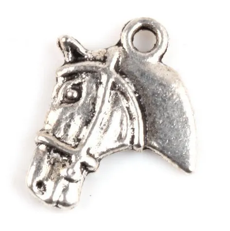 Vintage Silver Horsehead Charms Pendant For Jewelry Making Findings Bracelets Crafts Handmade Accessories DIY Gifts Hot Z1692 | Украшения и