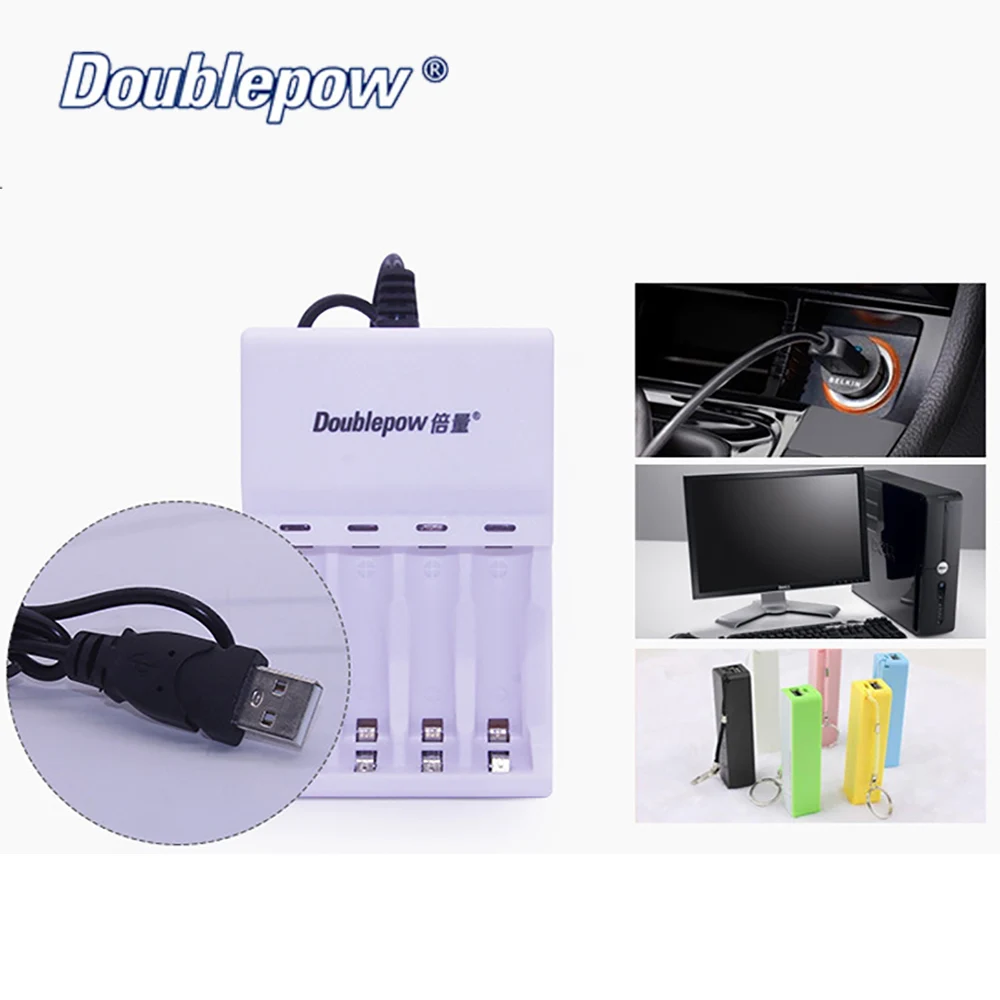 Universal 2/3/4 Slots AA/AAA Charger Quick Adapter USB Output Battery Charging Tool For Rechargeable | Электроника