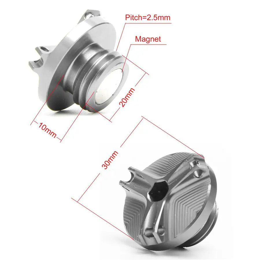LumiParty Universal Motorcycle Engine Oil Cap CNC Filler Cover for Kawasaki z800 z1000 ZX-6R Automobile Car Accessories |