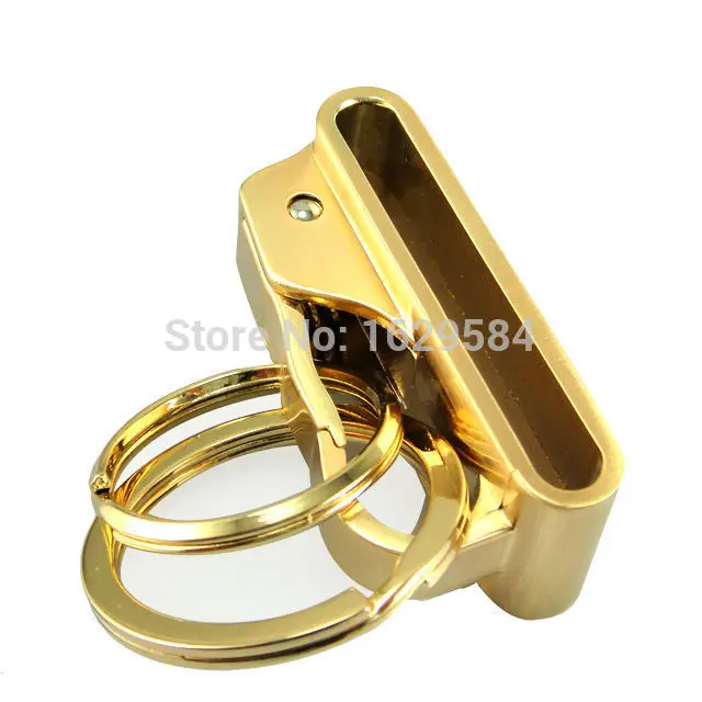 Пружинная пряжка с зажимом для ремня двойными петлями брелок ключей кольцо