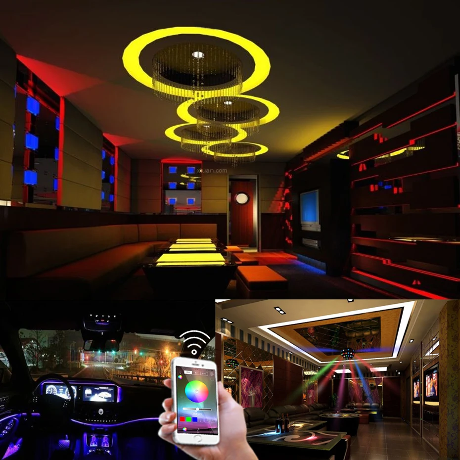 RGB Bluetooth пульт дистанционного управления для светодиодной ленты 12 в контроллер музыки RGB контроллер DC 5-24 В светодиодный контроллер музыка беспроводной