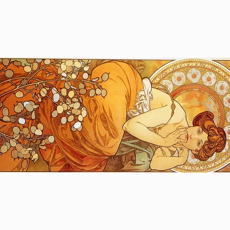 1 Альфонс Муха, летнее пляжное полотенце с рисунком, детские салфетки, банное полотенце, купальный костюм, 70X140 см - Цвет: 1
