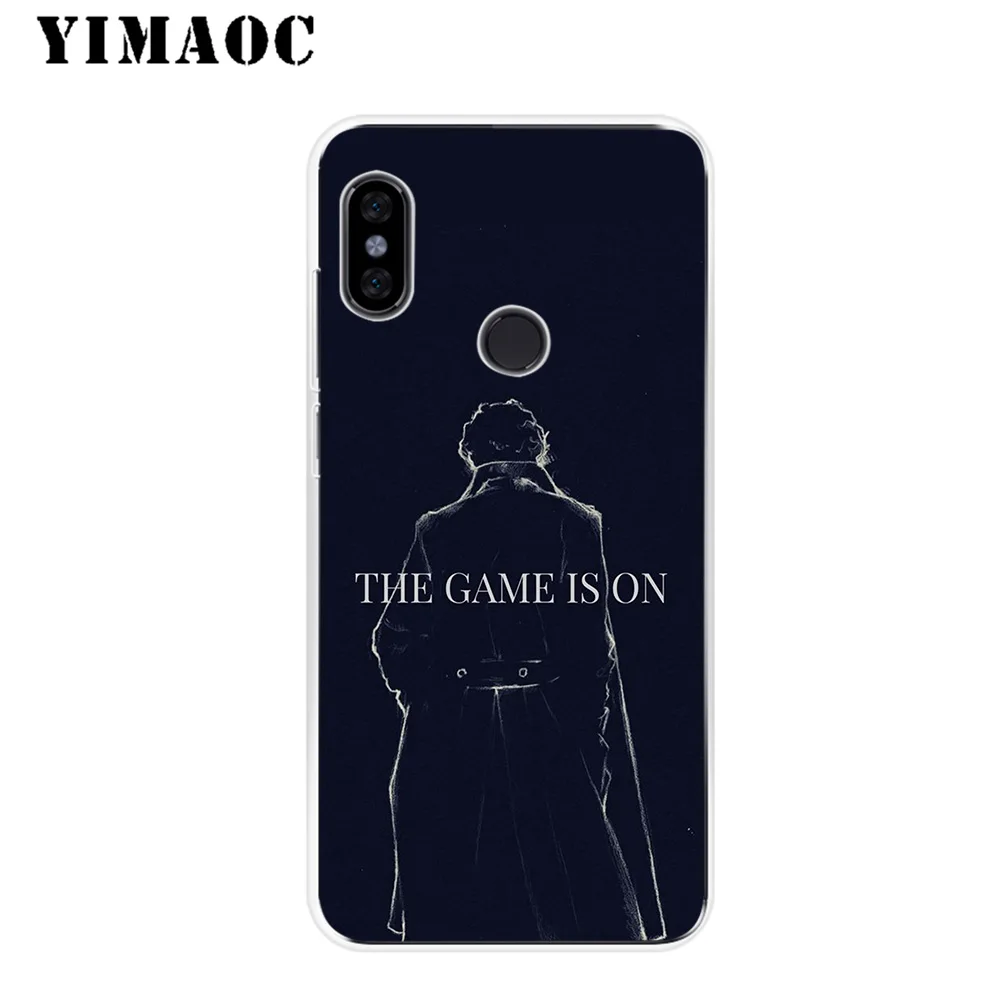 YIMAOC Sherlock Holmes Soft Silicone Case for Xiaomi Redmi 6 6A 5A 5 S2 Puls Note 8 7 4X 4 4A Pro Go |