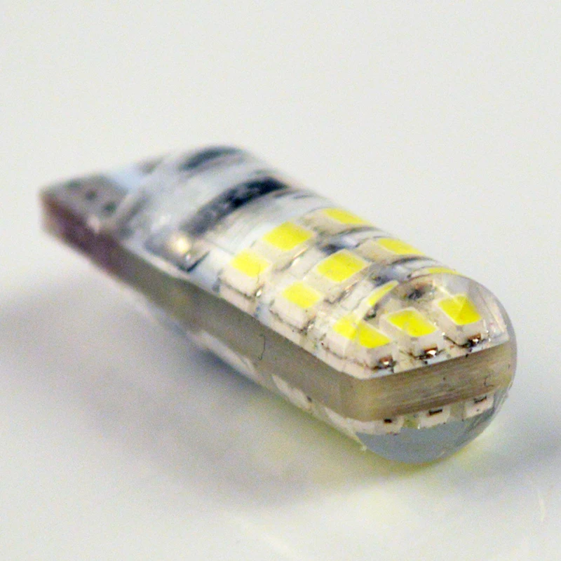 Flytop Автомобильный светодиодный светильник T10 3014SMD CANBUS силиконовый корпус 18 чипов